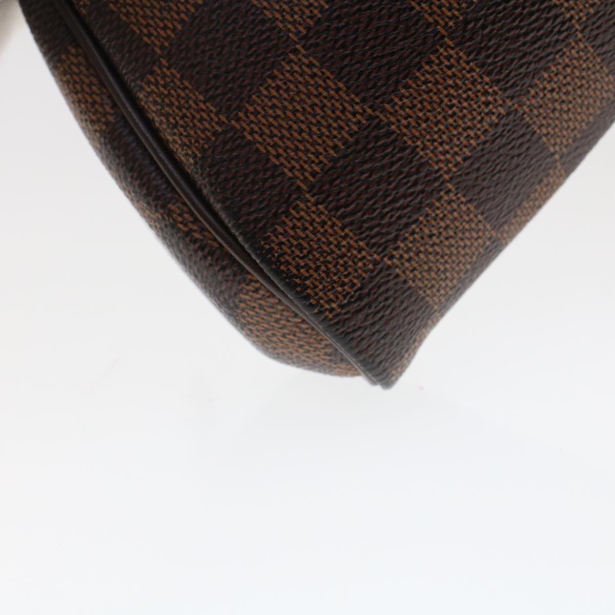 LOUIS VUITTON Damier Ebene Eva Shoulder Bag 2way N55213 LV Auth 47442