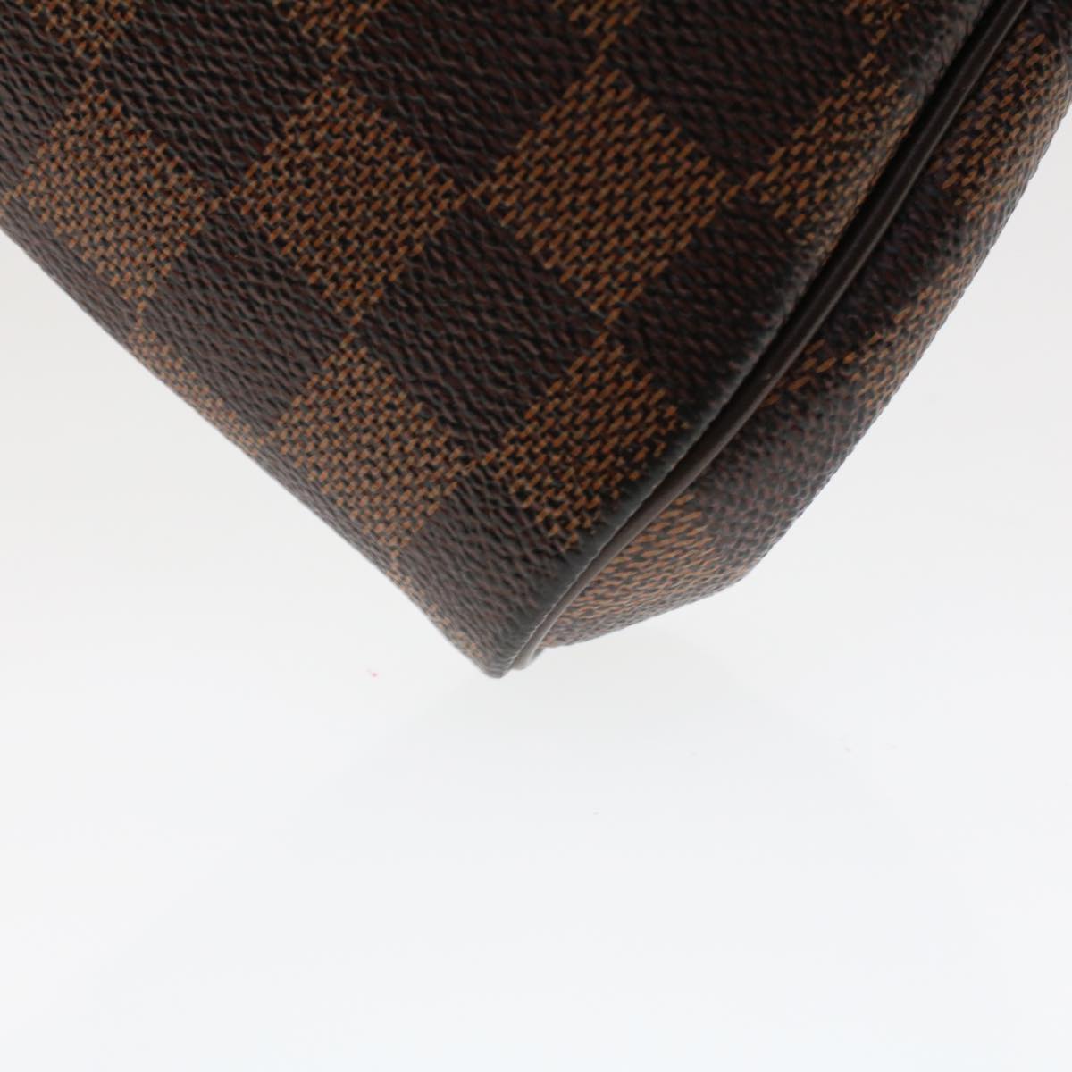 LOUIS VUITTON Damier Ebene Eva Shoulder Bag 2way N55213 LV Auth 47442