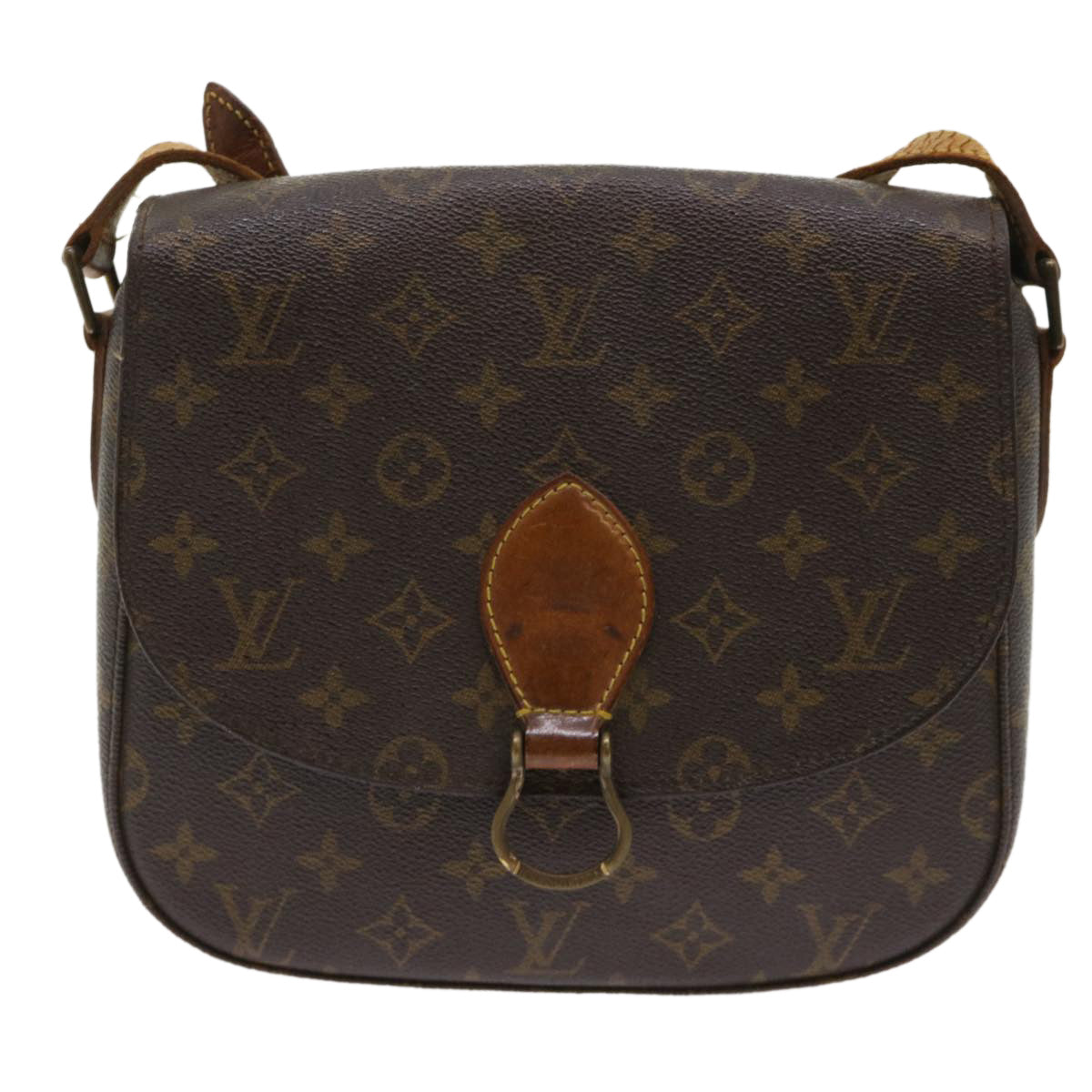 LOUIS VUITTON Monogram Saint Cloud GM Shoulder Bag M51242 LV Auth 47445