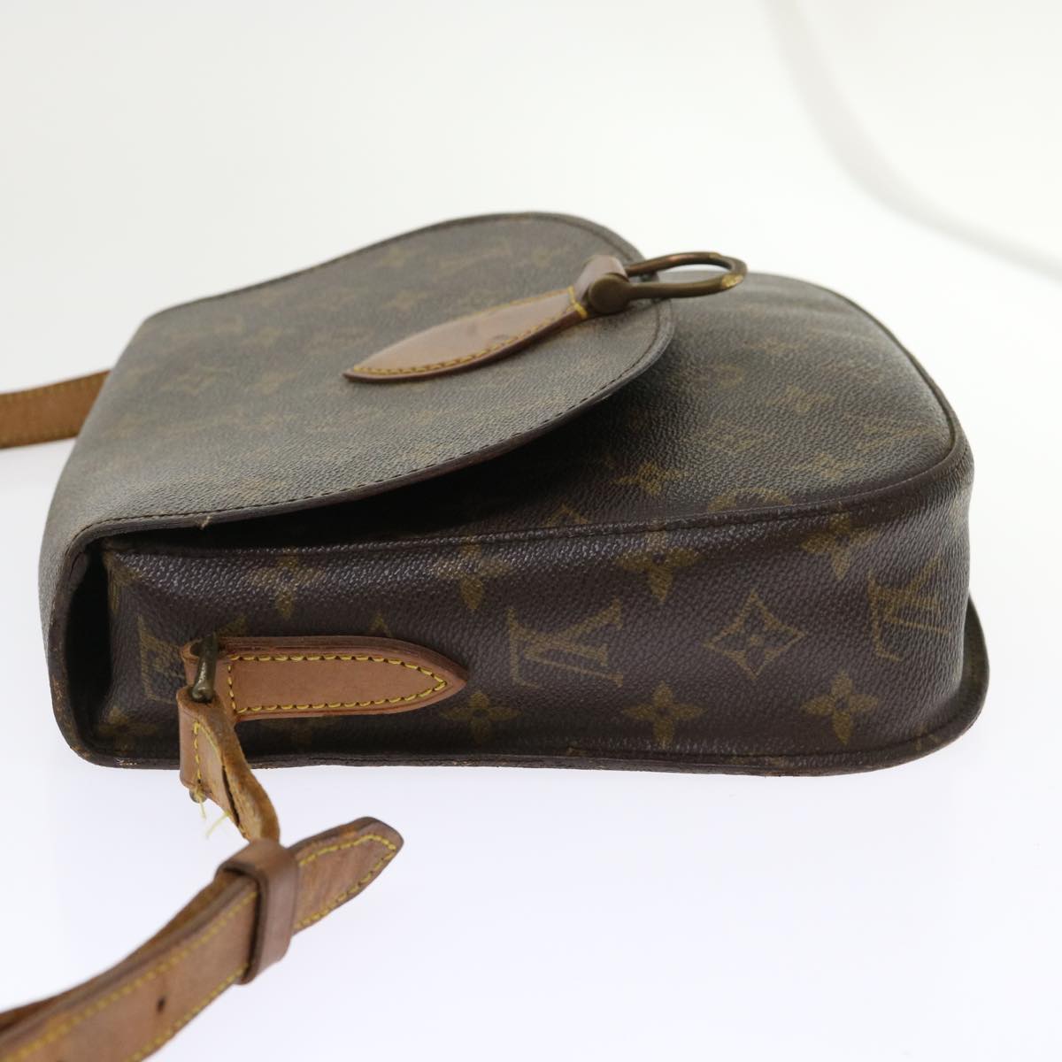 LOUIS VUITTON Monogram Saint Cloud GM Shoulder Bag M51242 LV Auth 47445