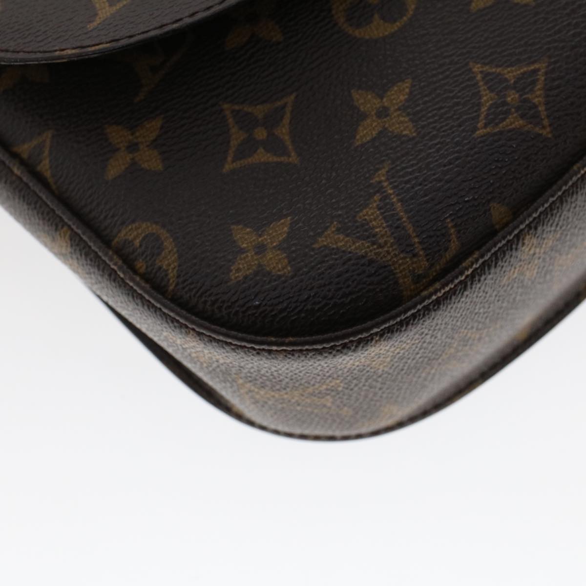 LOUIS VUITTON Monogram Saint Cloud GM Shoulder Bag M51242 LV Auth 47446