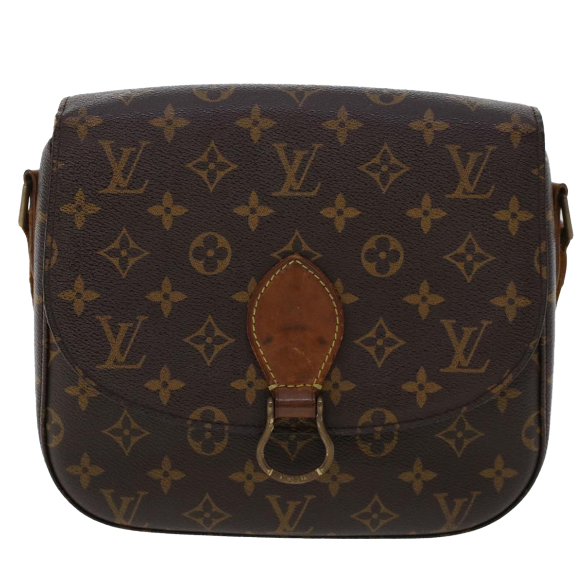 LOUIS VUITTON Monogram Saint Cloud GM Shoulder Bag M51242 LV Auth 47446