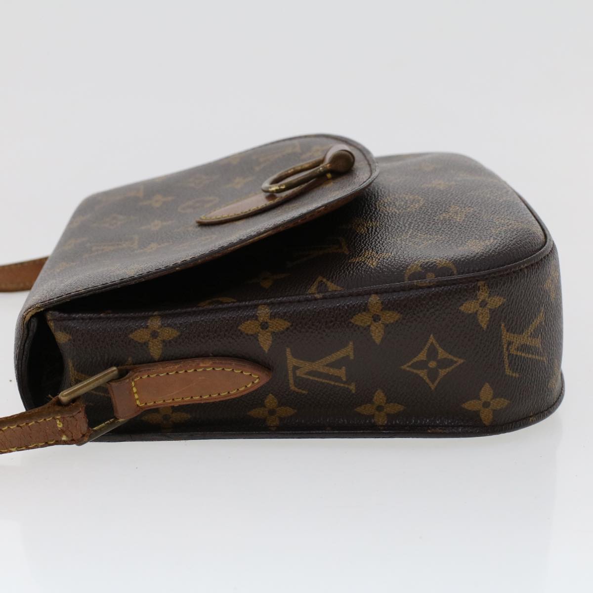 LOUIS VUITTON Monogram Saint Cloud GM Shoulder Bag M51242 LV Auth 47446