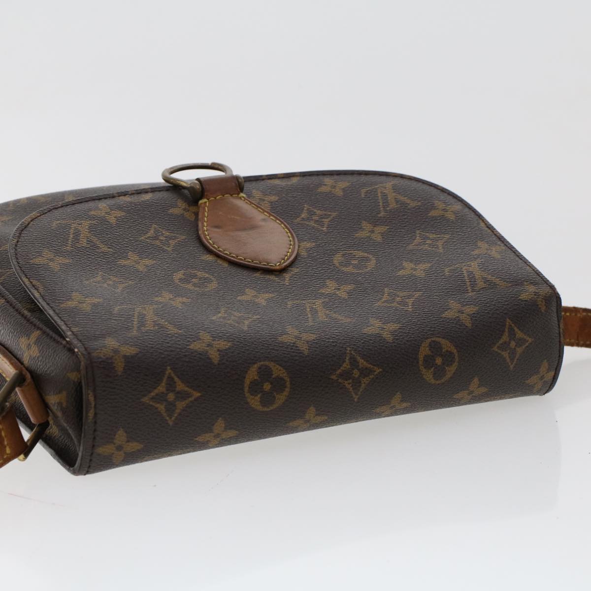 LOUIS VUITTON Monogram Saint Cloud GM Shoulder Bag M51242 LV Auth 47446