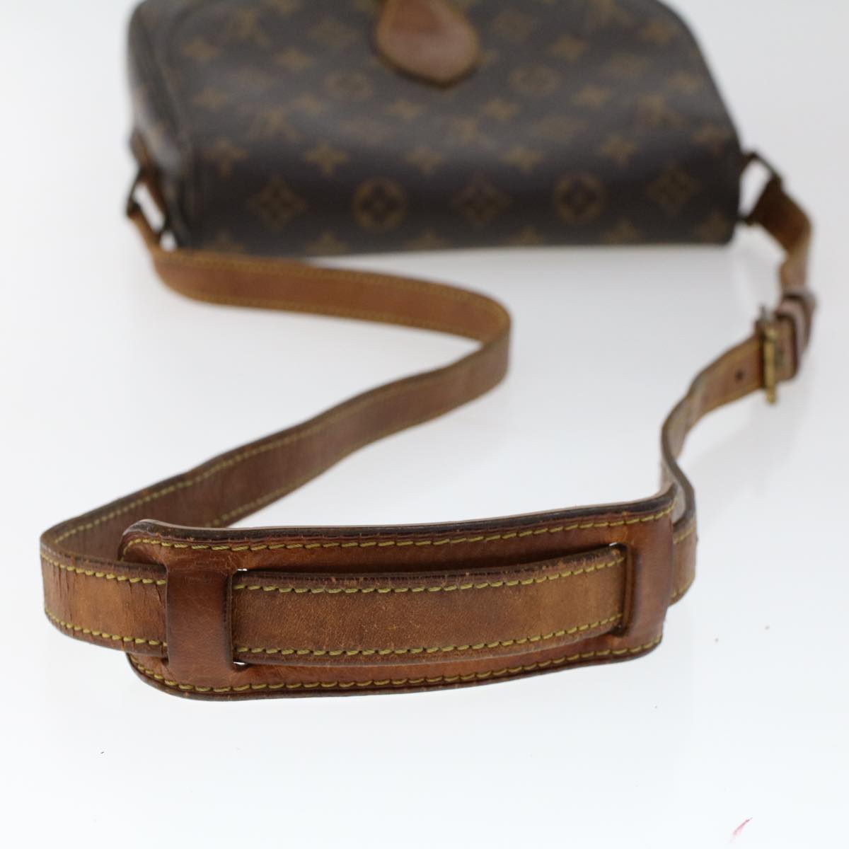 LOUIS VUITTON Monogram Saint Cloud GM Shoulder Bag M51242 LV Auth 47446