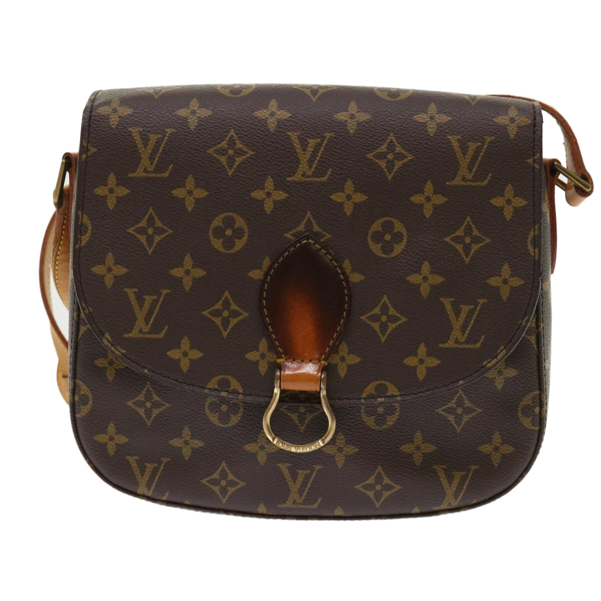 LOUIS VUITTON Monogram Saint Cloud GM Shoulder Bag M51242 LV Auth 47447