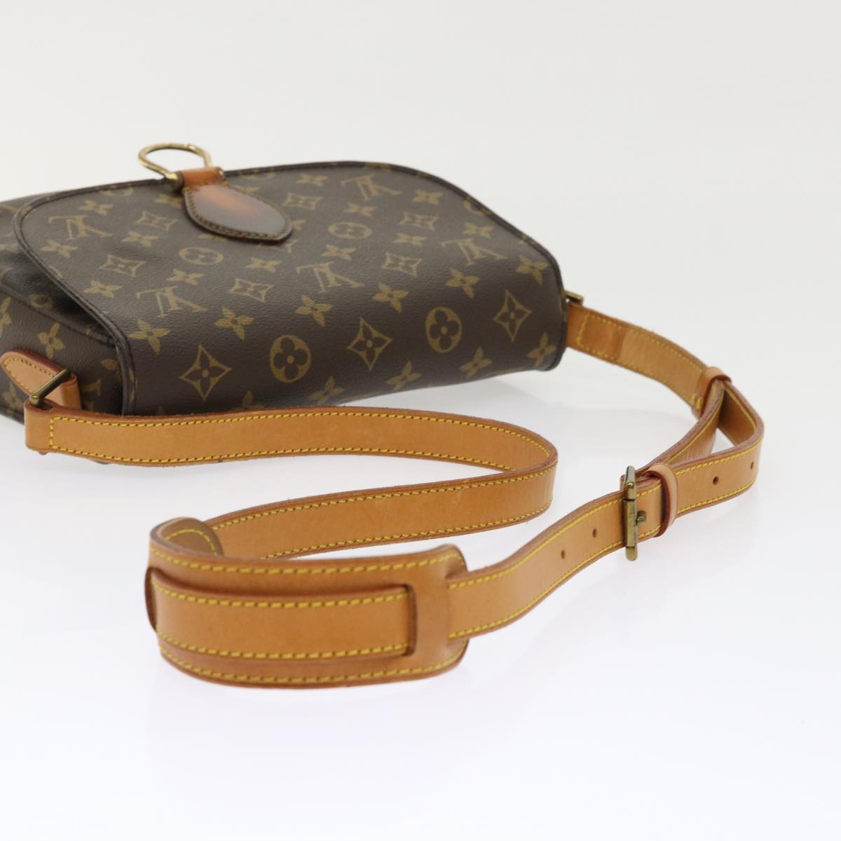 LOUIS VUITTON Monogram Saint Cloud GM Shoulder Bag M51242 LV Auth 47447