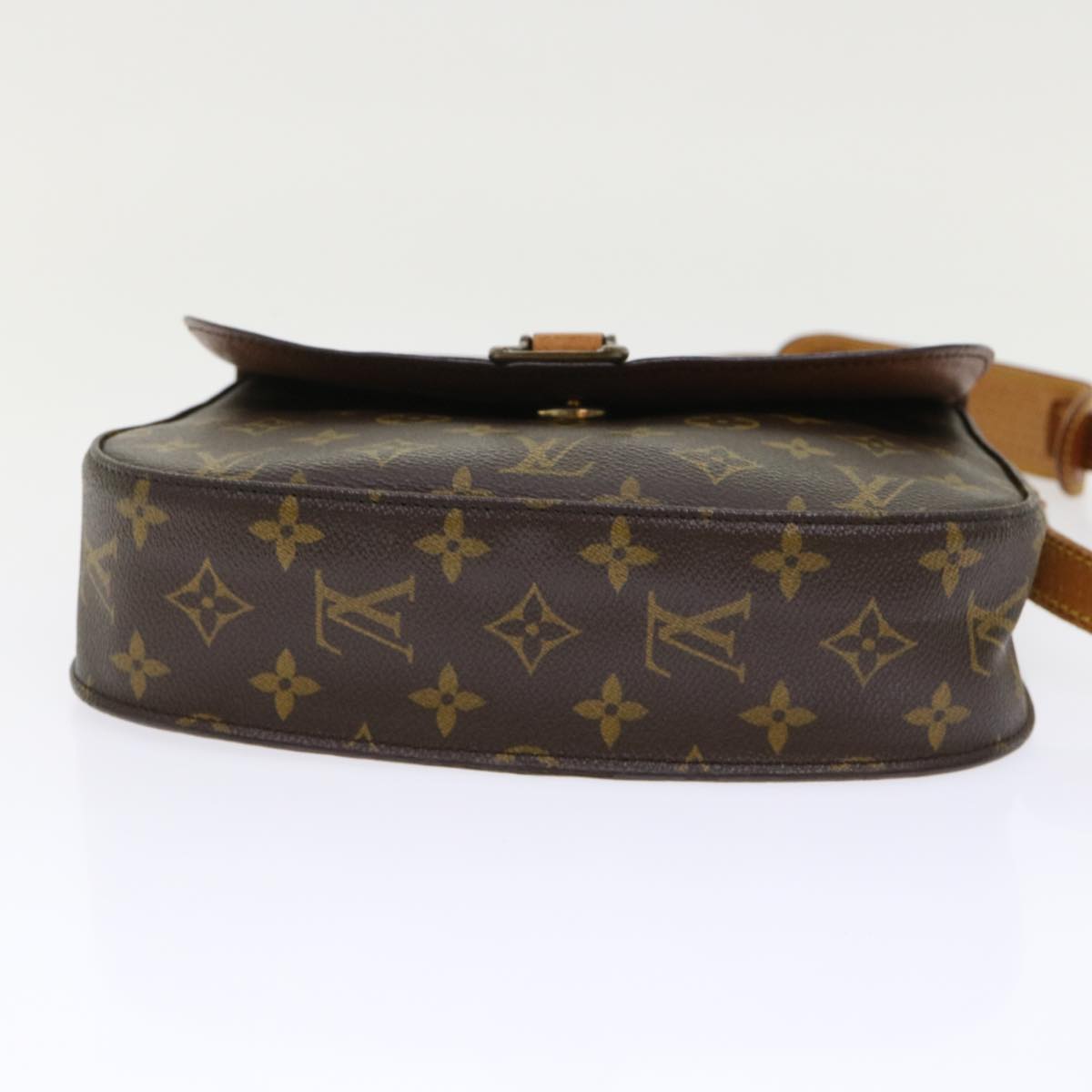 LOUIS VUITTON Monogram Saint Cloud GM Shoulder Bag M51242 LV Auth 47448