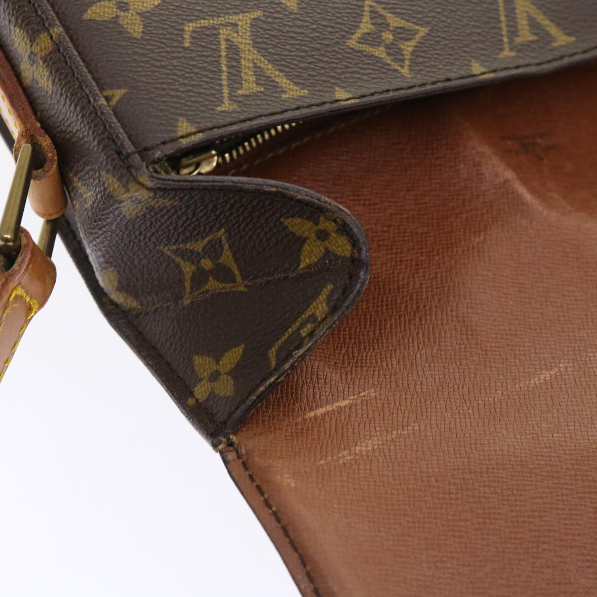 LOUIS VUITTON Monogram Saint Cloud GM Shoulder Bag M51242 LV Auth 47448