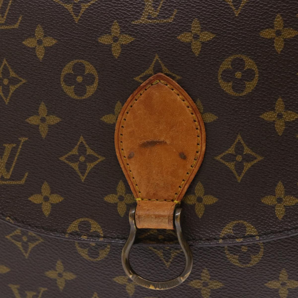 LOUIS VUITTON Monogram Saint Cloud GM Shoulder Bag M51242 LV Auth 47448