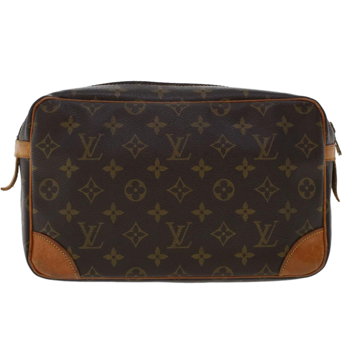 LOUIS VUITTON Monogram Compiegne 28 Clutch Bag M51845 LV Auth 47452 - 0