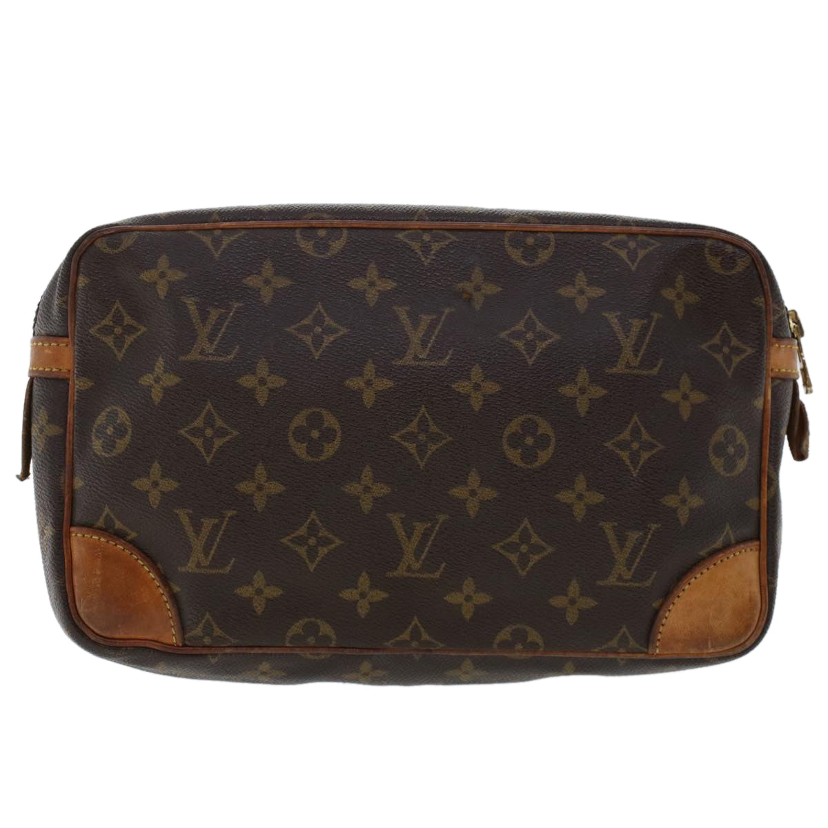 LOUIS VUITTON Monogram Compiegne 28 Clutch Bag M51845 LV Auth 47453 - 0