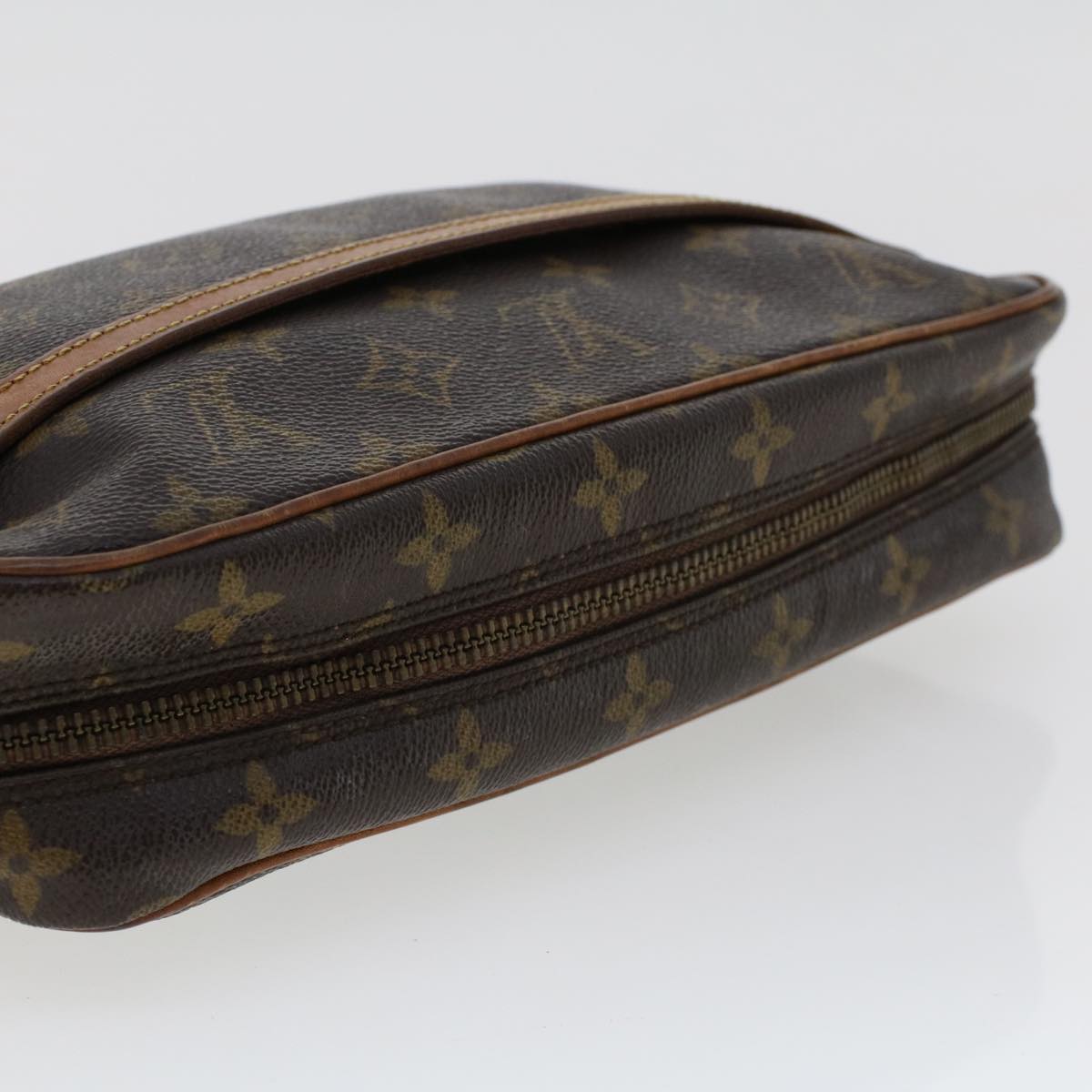 LOUIS VUITTON Monogram Compiegne 28 Clutch Bag M51845 LV Auth 47453