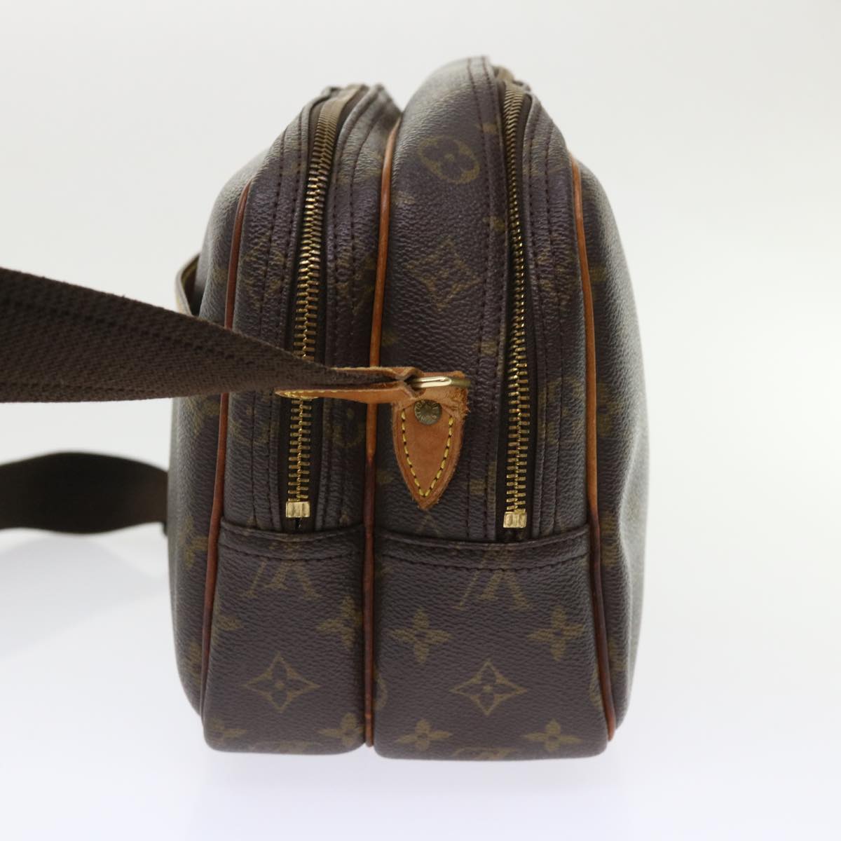 LOUIS VUITTON Monogram Reporter PM Shoulder Bag M45254 LV Auth 47454