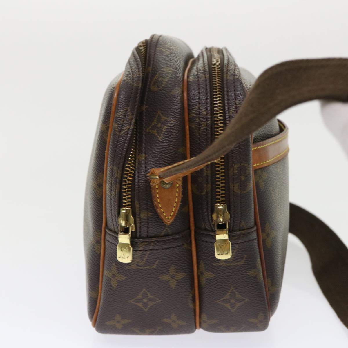 LOUIS VUITTON Monogram Reporter PM Shoulder Bag M45254 LV Auth 47454