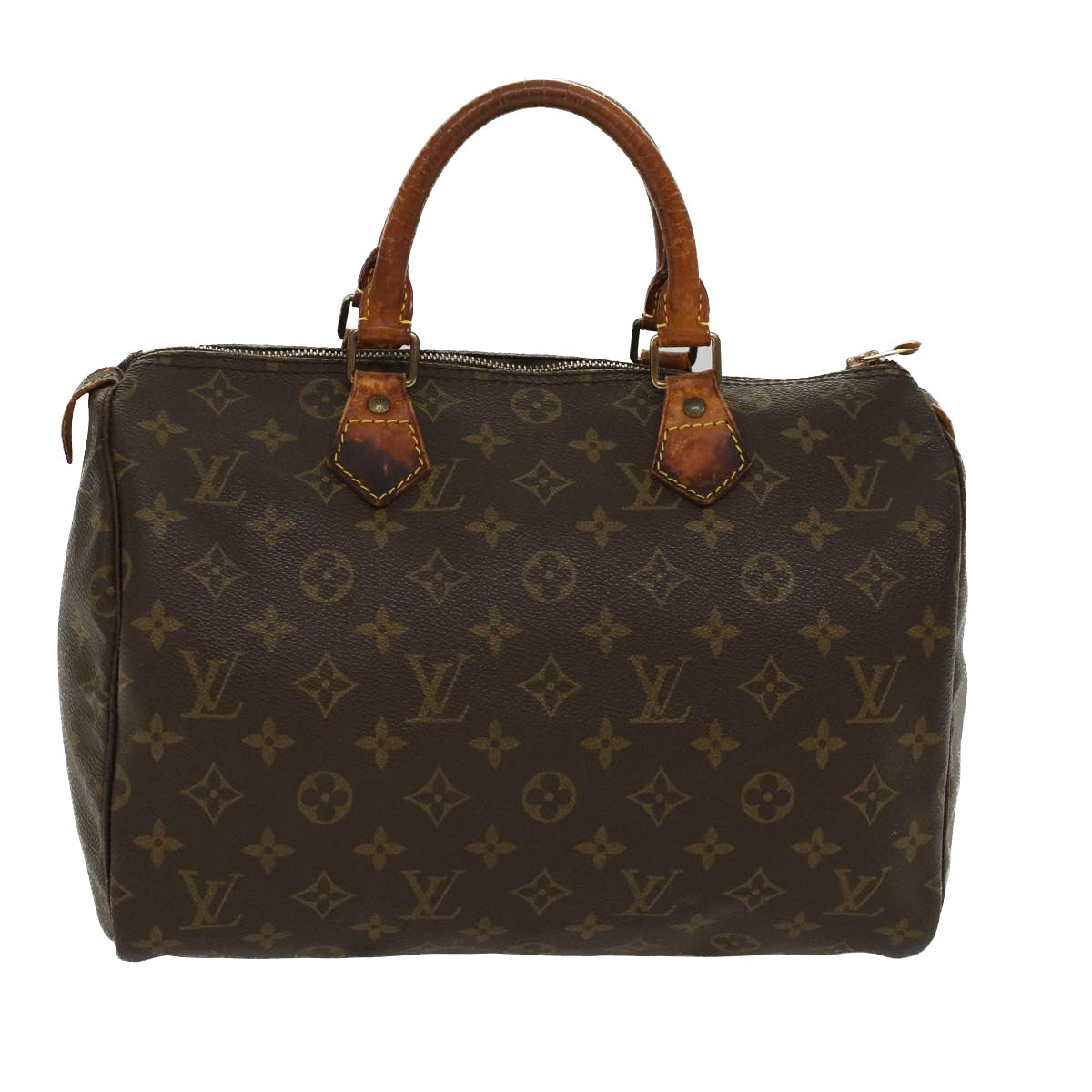 LOUIS VUITTON Monogram Speedy 30 Hand Bag M41526 LV Auth 47487