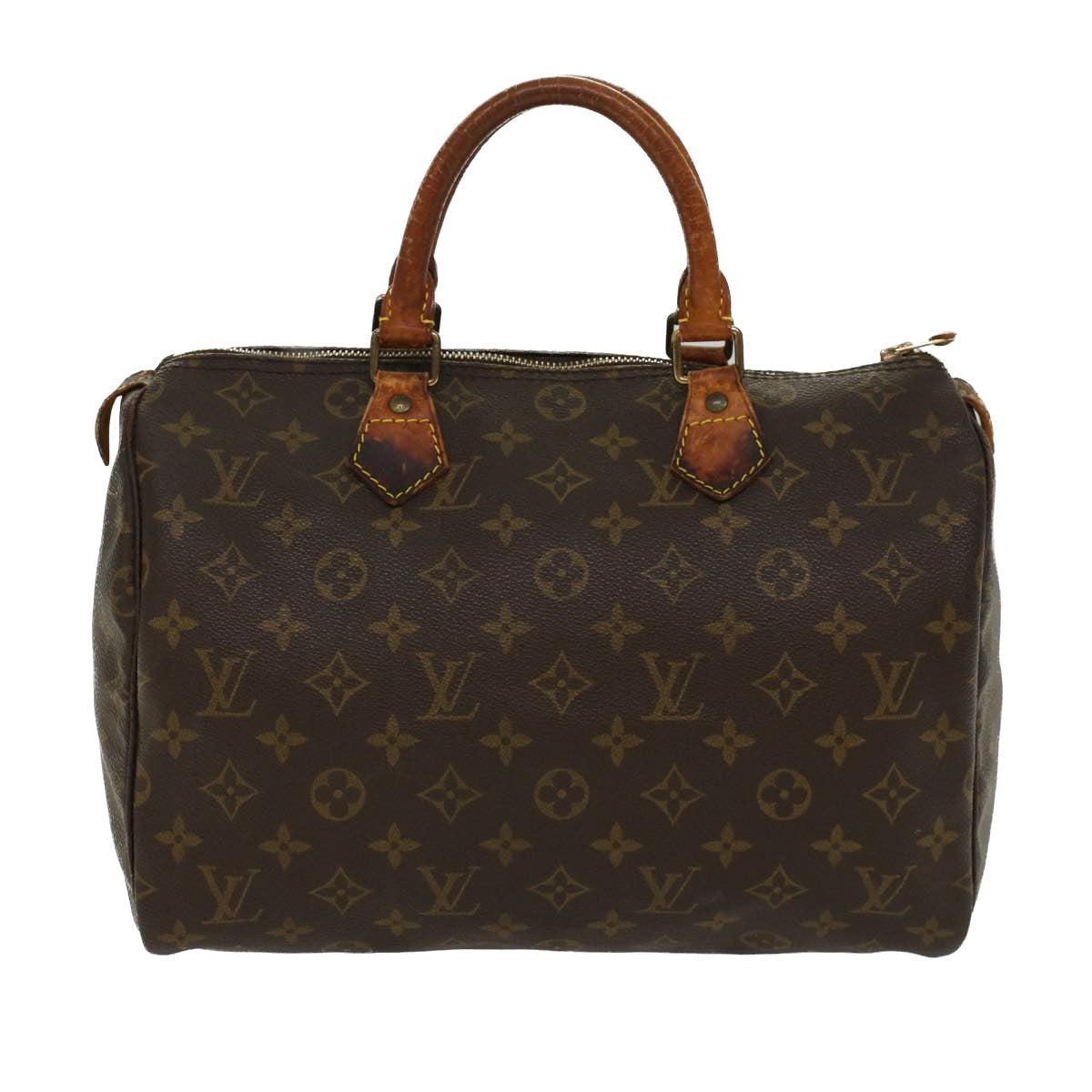 LOUIS VUITTON Monogram Speedy 30 Hand Bag M41526 LV Auth 47487