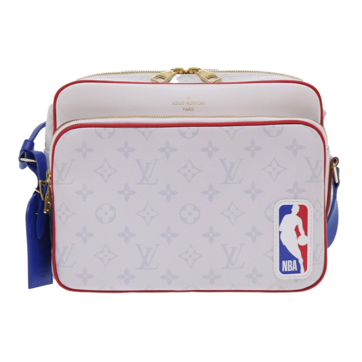 LOUIS VUITTON Monogram Nile PM Shoulder Bag NBA White M45583 LV Auth 47492A