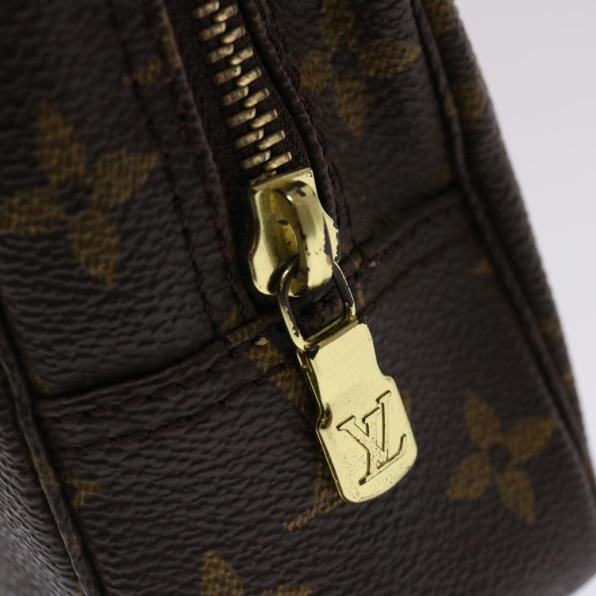 LOUIS VUITTON Monogram Trousse Toilette 23 Clutch Bag M47524 LV Auth 47512