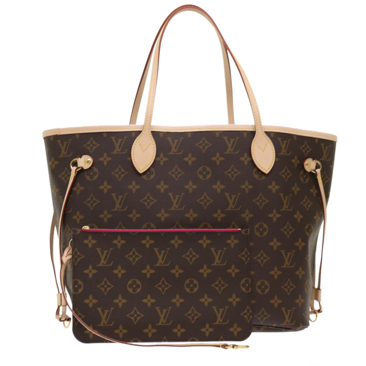 LOUIS VUITTON Monogram Neverfull MM Tote Bag M40156 LV Auth 47541A