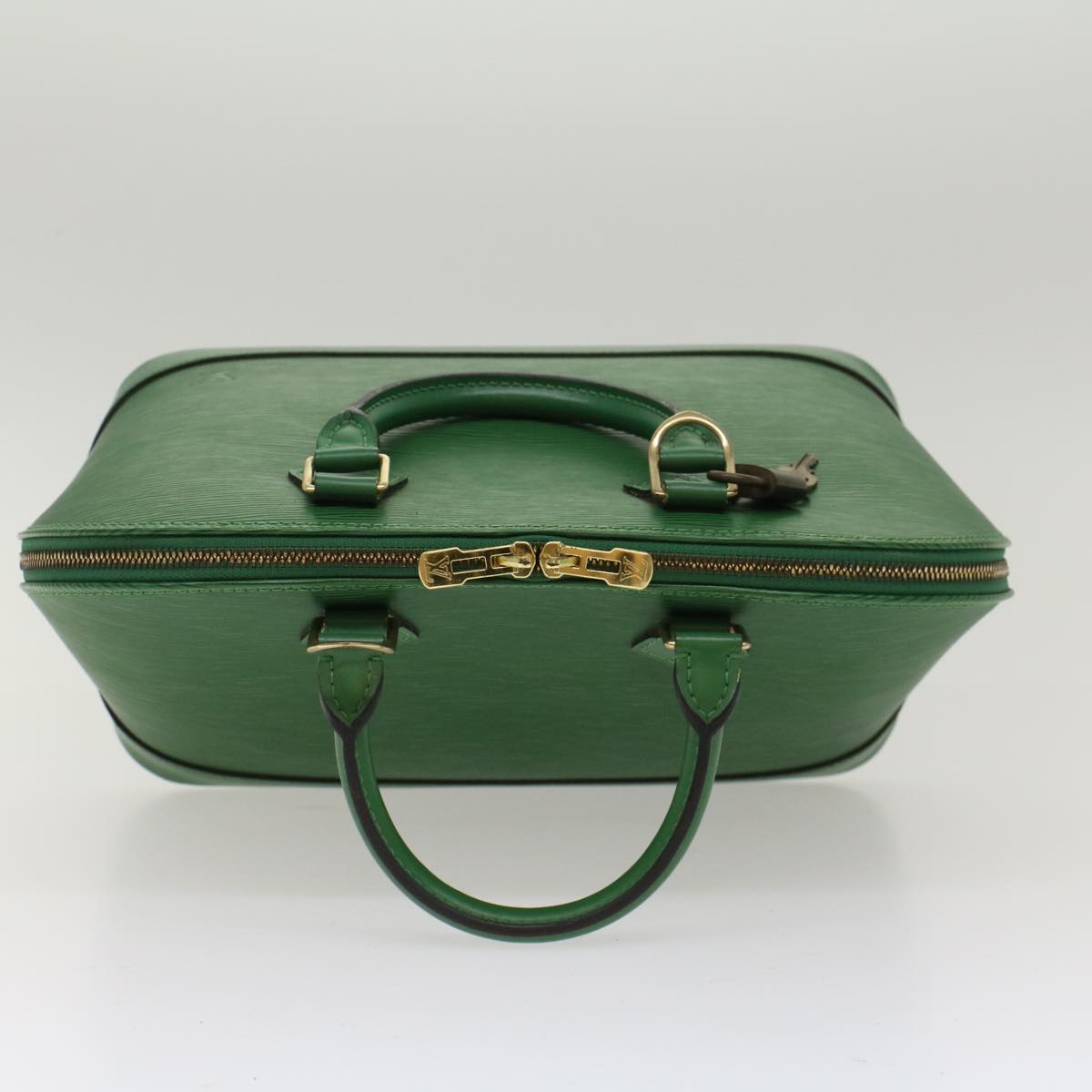 LOUIS VUITTON Epi Alma Hand Bag Borneo Green M52144 LV Auth 47554