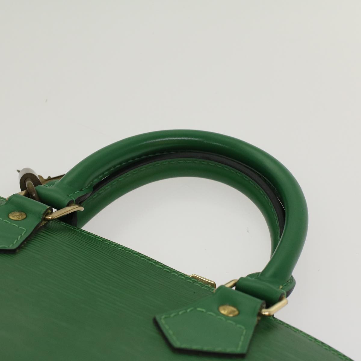 LOUIS VUITTON Epi Alma Hand Bag Borneo Green M52144 LV Auth 47554