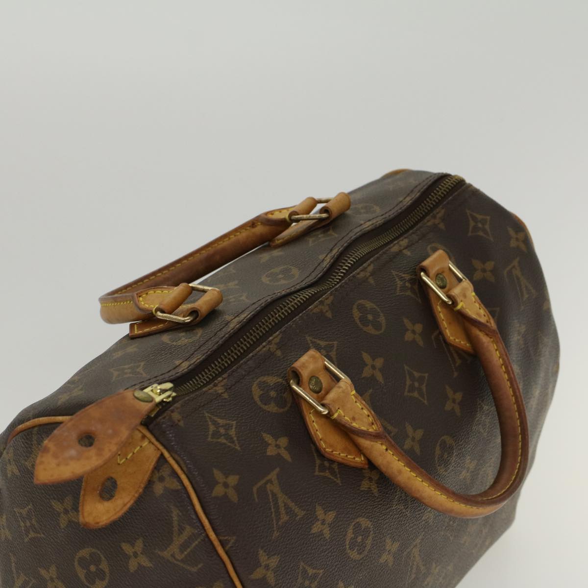 LOUIS VUITTON Monogram Speedy 30 Hand Bag M41526 LV Auth 47555