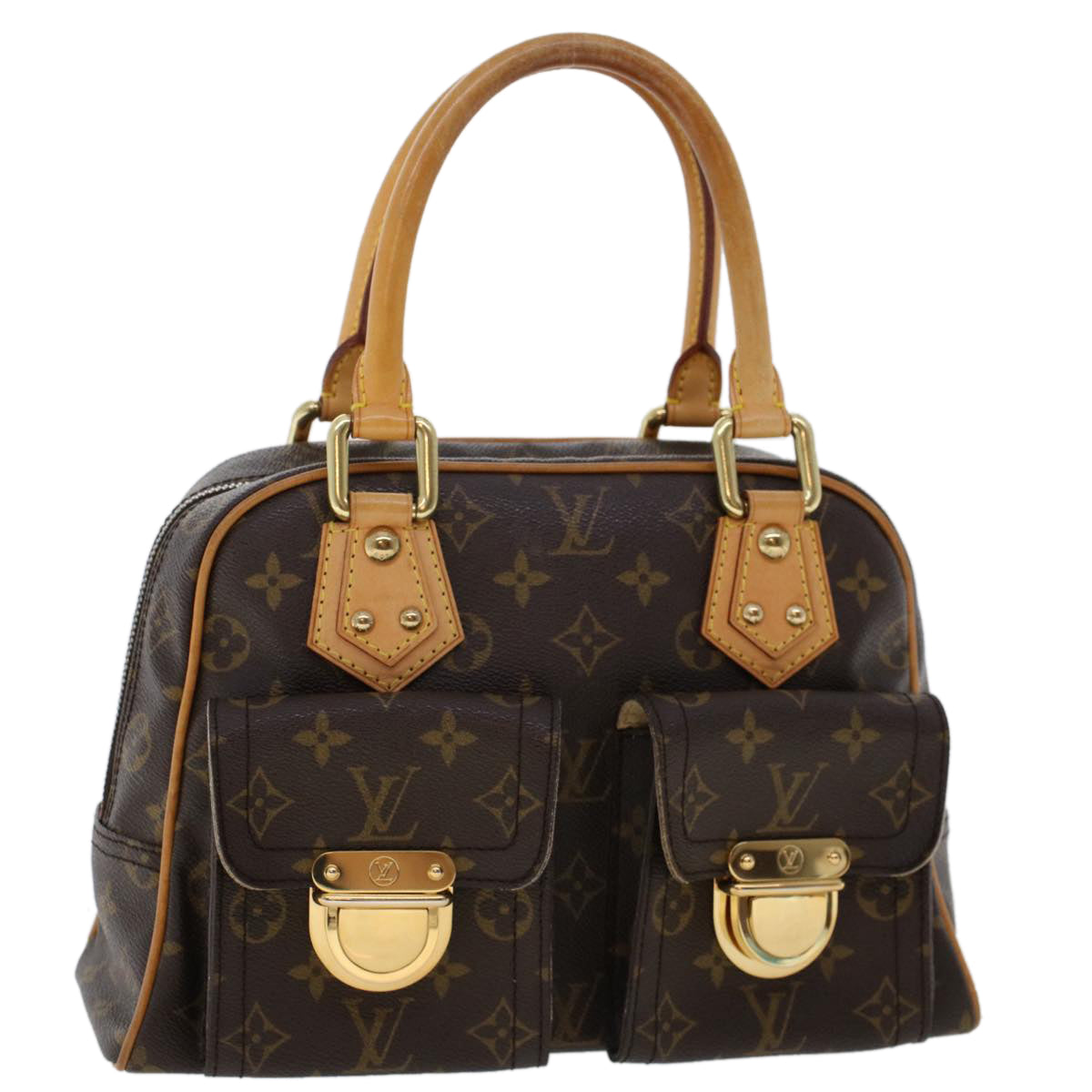 LOUIS VUITTON Monogram Manhattan PM Hand Bag M40026 LV Auth 47557