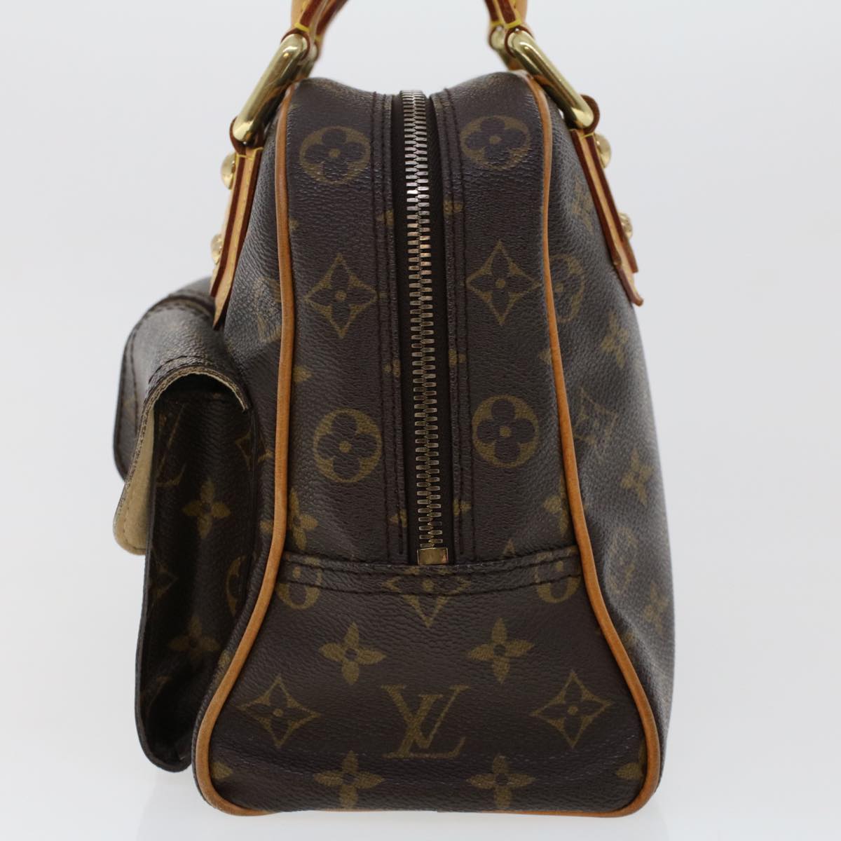 LOUIS VUITTON Monogram Manhattan PM Hand Bag M40026 LV Auth 47557