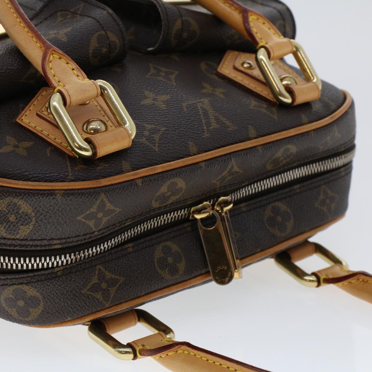 LOUIS VUITTON Monogram Manhattan PM Hand Bag M40026 LV Auth 47557