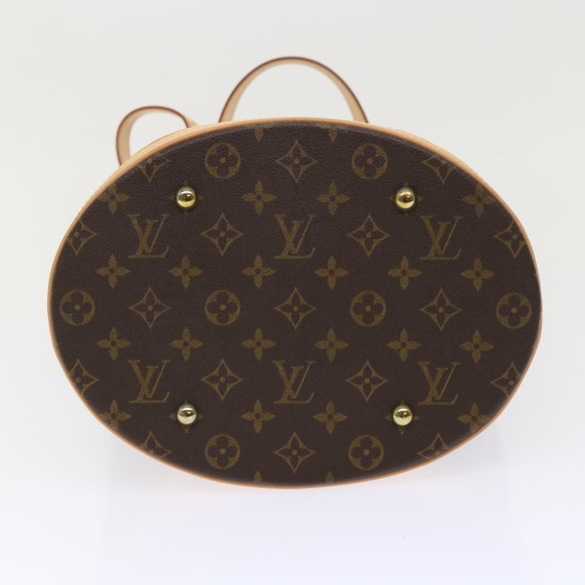 LOUIS VUITTON Monogram Bucket GM Shoulder Bag M42236 LV Auth 47587A