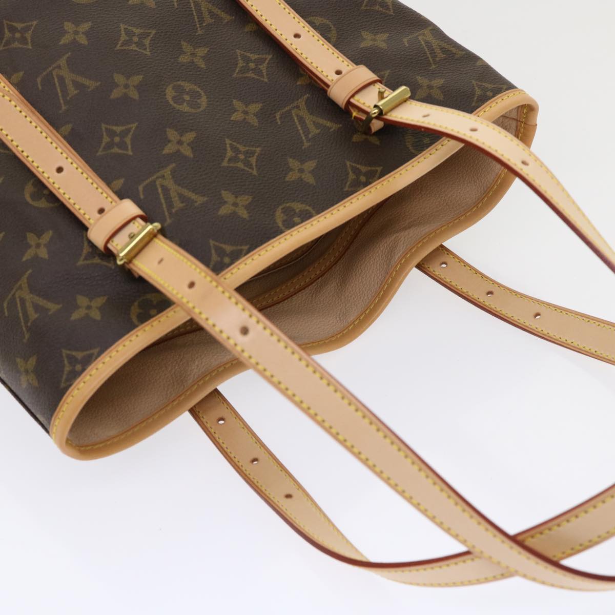 LOUIS VUITTON Monogram Bucket GM Shoulder Bag M42236 LV Auth 47587A