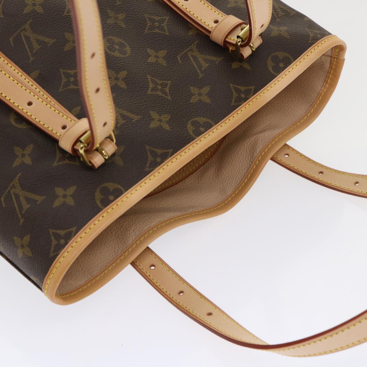 LOUIS VUITTON Monogram Bucket GM Shoulder Bag M42236 LV Auth 47587A