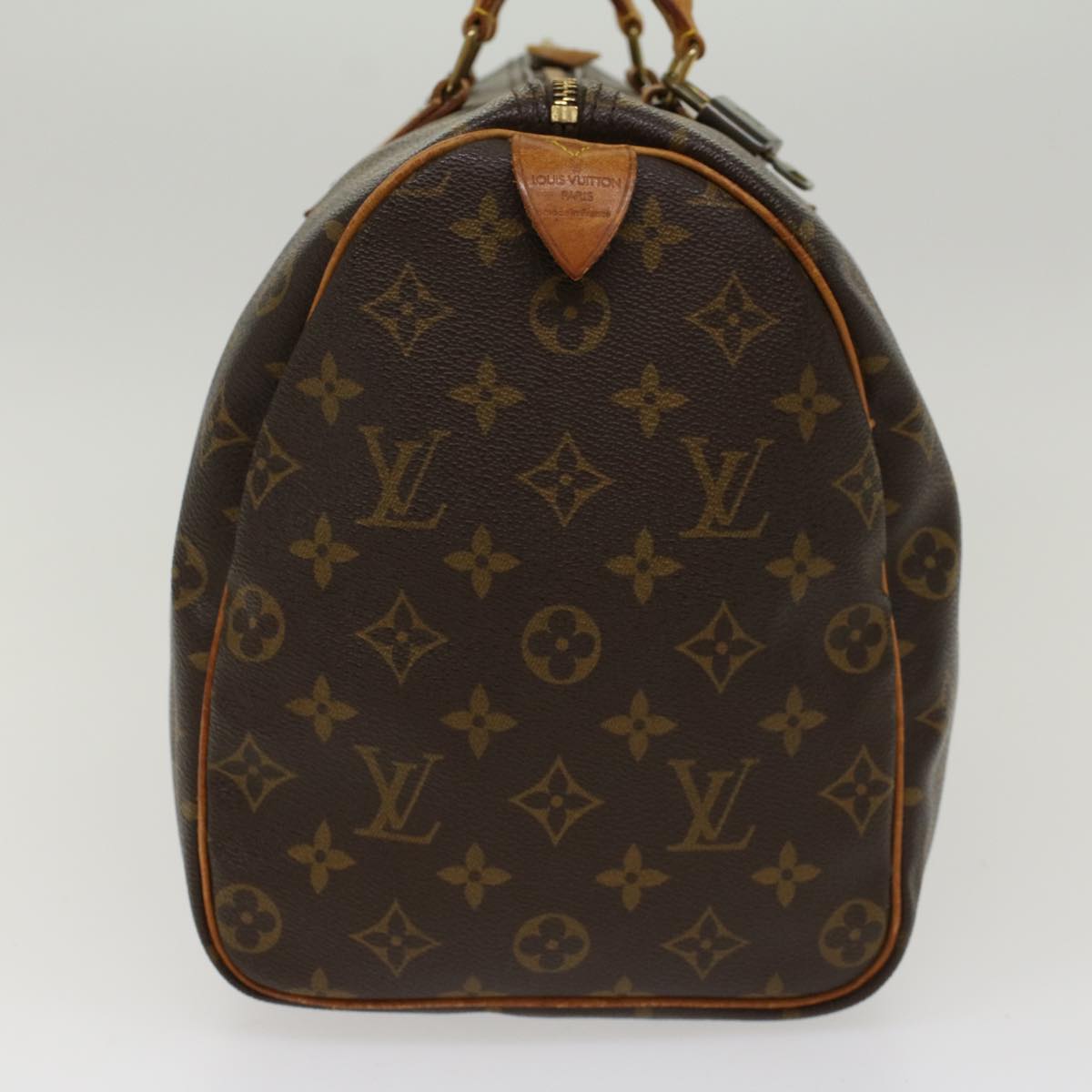 LOUIS VUITTON Monogram Speedy 35 Hand Bag M41524 LV Auth 47590