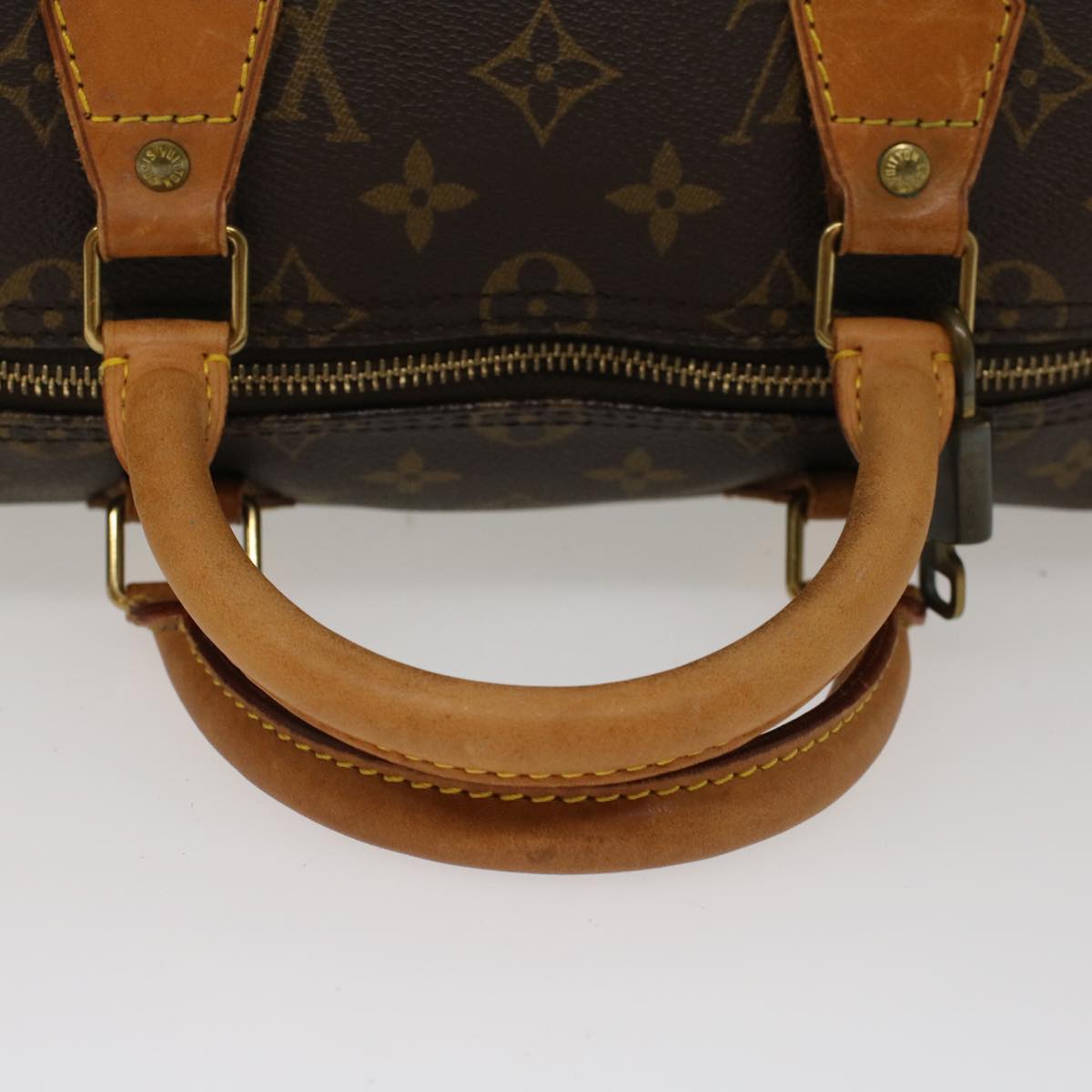 LOUIS VUITTON Monogram Speedy 35 Hand Bag M41524 LV Auth 47590