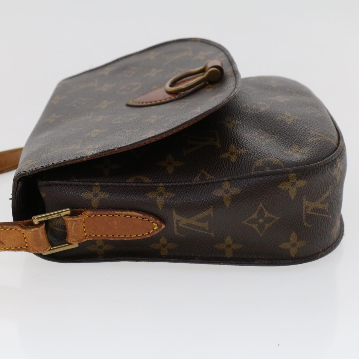 LOUIS VUITTON Monogram Saint Cloud GM Shoulder Bag M51242 LV Auth 47601