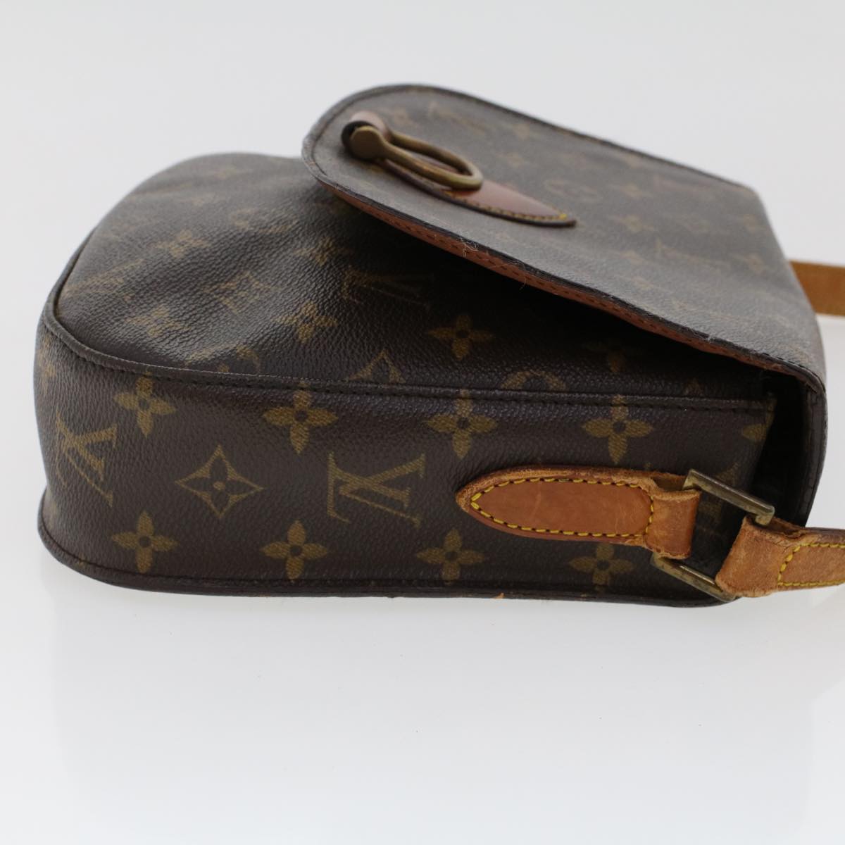 LOUIS VUITTON Monogram Saint Cloud GM Shoulder Bag M51242 LV Auth 47601