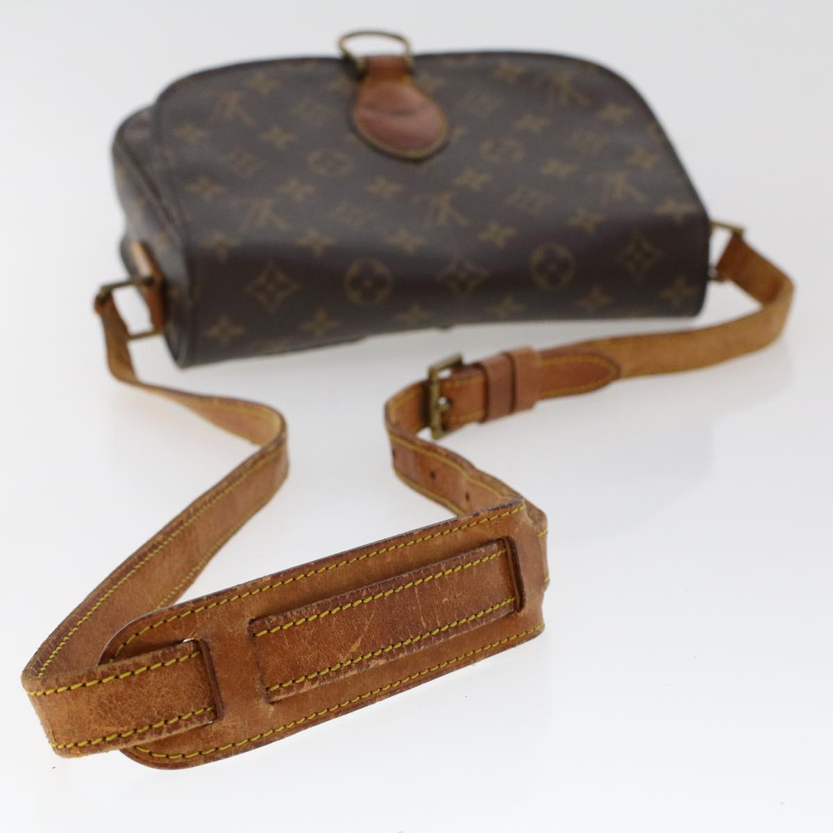 LOUIS VUITTON Monogram Saint Cloud GM Shoulder Bag M51242 LV Auth 47601