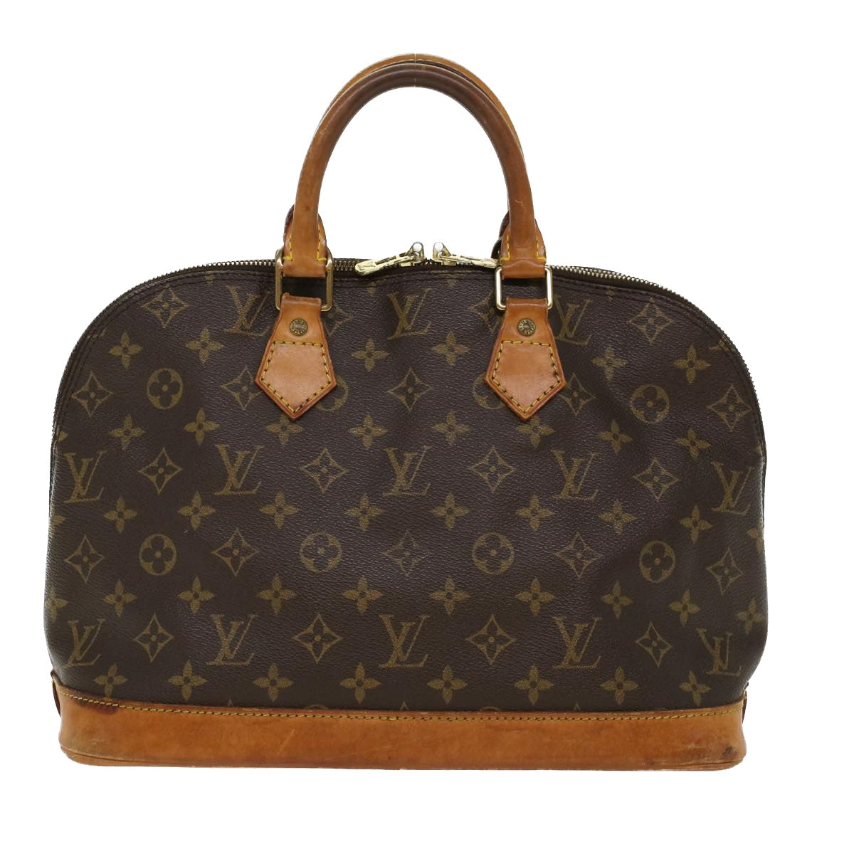 LOUIS VUITTON Monogram Alma Hand Bag M51130 LV Auth 47614