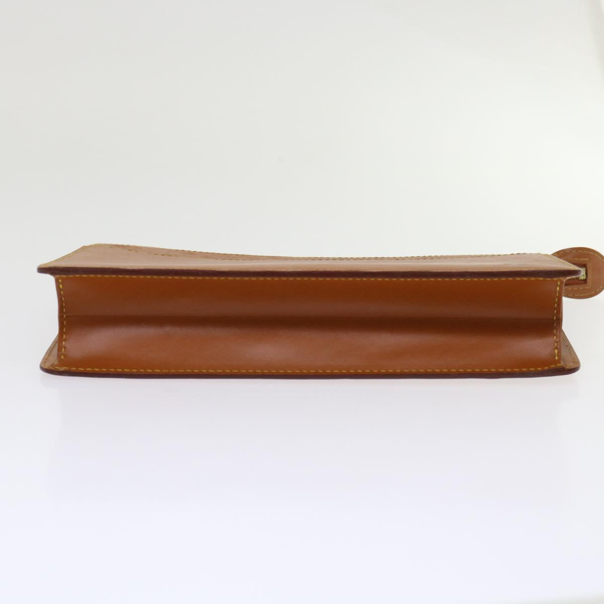 LOUIS VUITTON Epi Pochette Homme Clutch Bag Brown M52528 LV Auth 47632