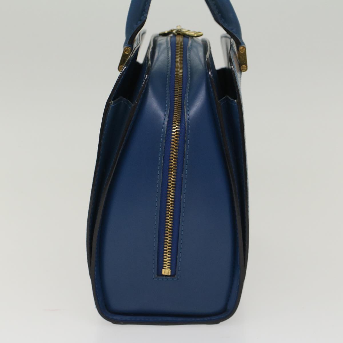 LOUIS VUITTON Epi Pont Neuf Hand Bag Blue M52055 LV Auth 47634