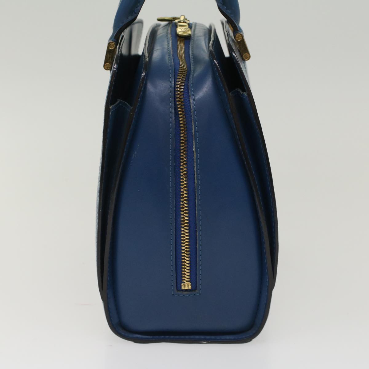 LOUIS VUITTON Epi Pont Neuf Hand Bag Blue M52055 LV Auth 47634