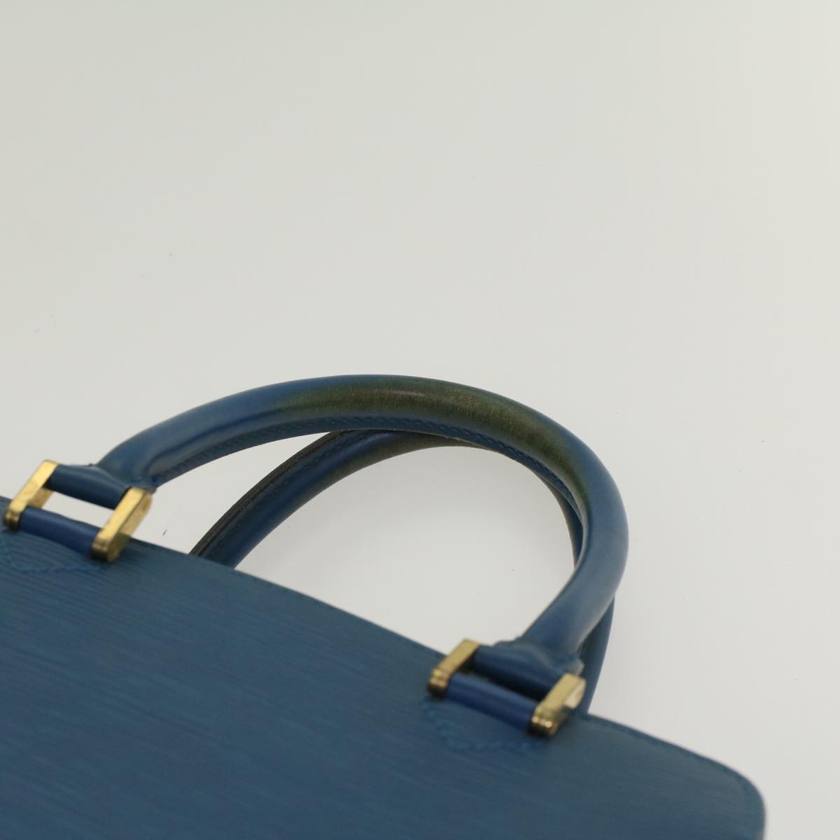 LOUIS VUITTON Epi Pont Neuf Hand Bag Blue M52055 LV Auth 47634