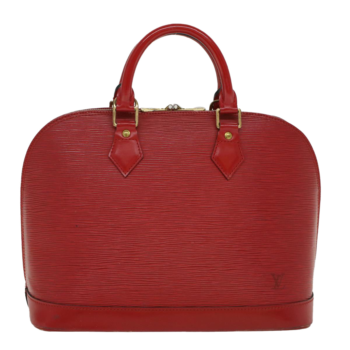 LOUIS VUITTON Epi Alma Hand Bag Castilian Red M52147 LV Auth 47641