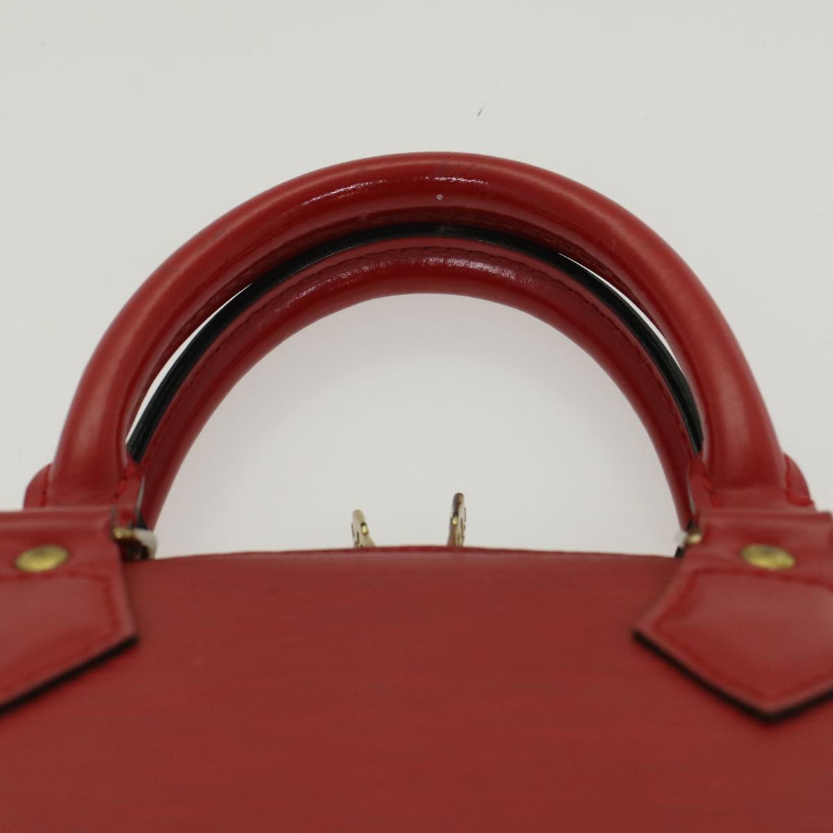 LOUIS VUITTON Epi Alma Hand Bag Castilian Red M52147 LV Auth 47641