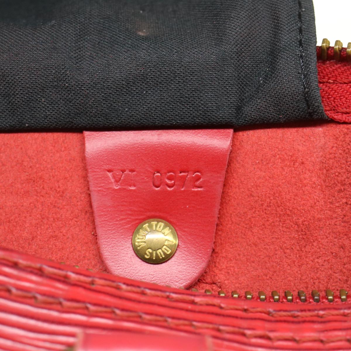 LOUIS VUITTON Epi Speedy 30 Hand Bag Red M43007 LV Auth 47642