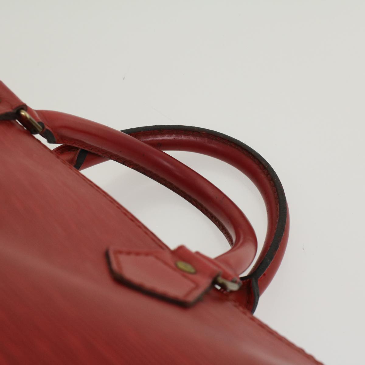 LOUIS VUITTON Epi Speedy 30 Hand Bag Red M43007 LV Auth 47642