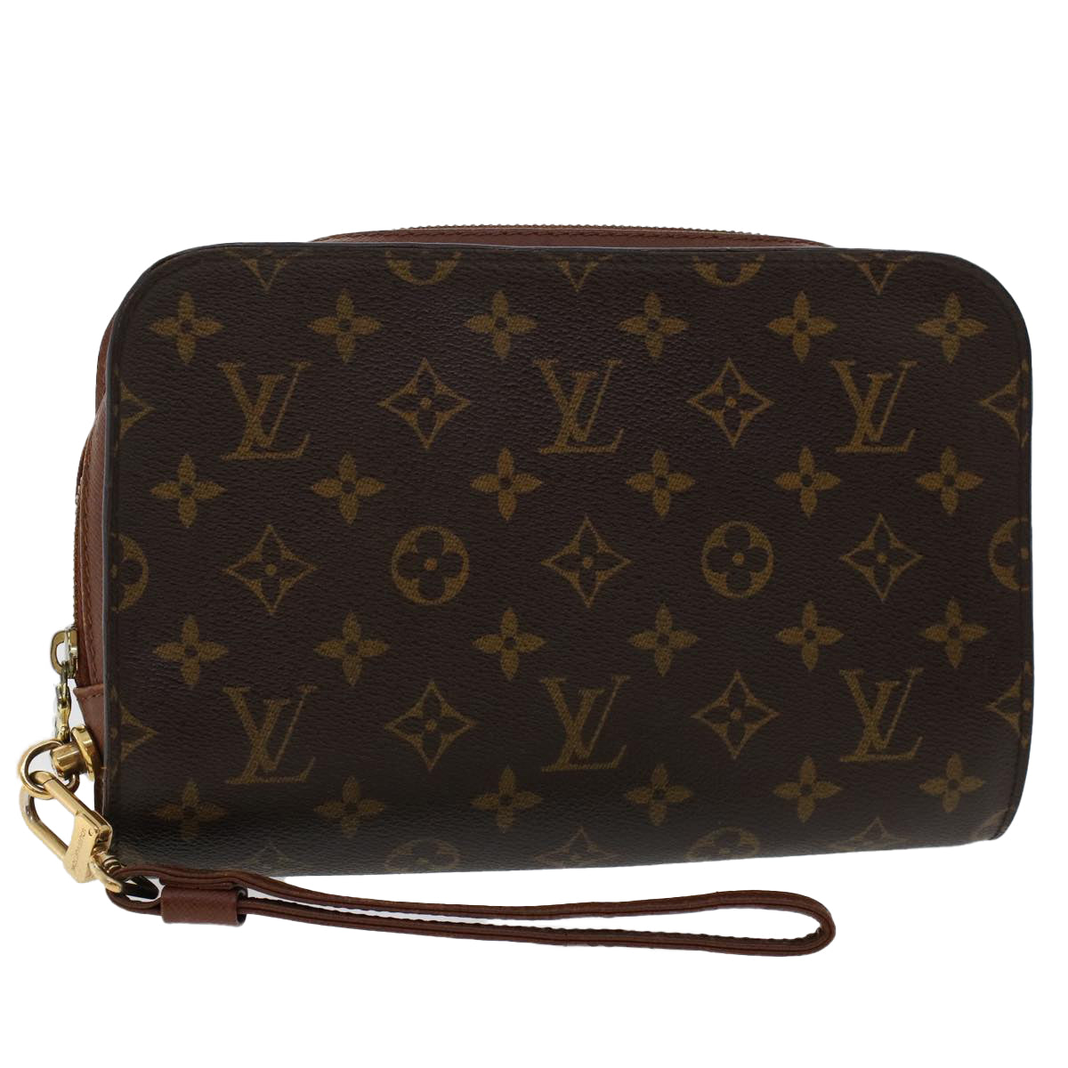 LOUIS VUITTON Monogram Orsay Clutch Bag M51790 LV Auth 47680