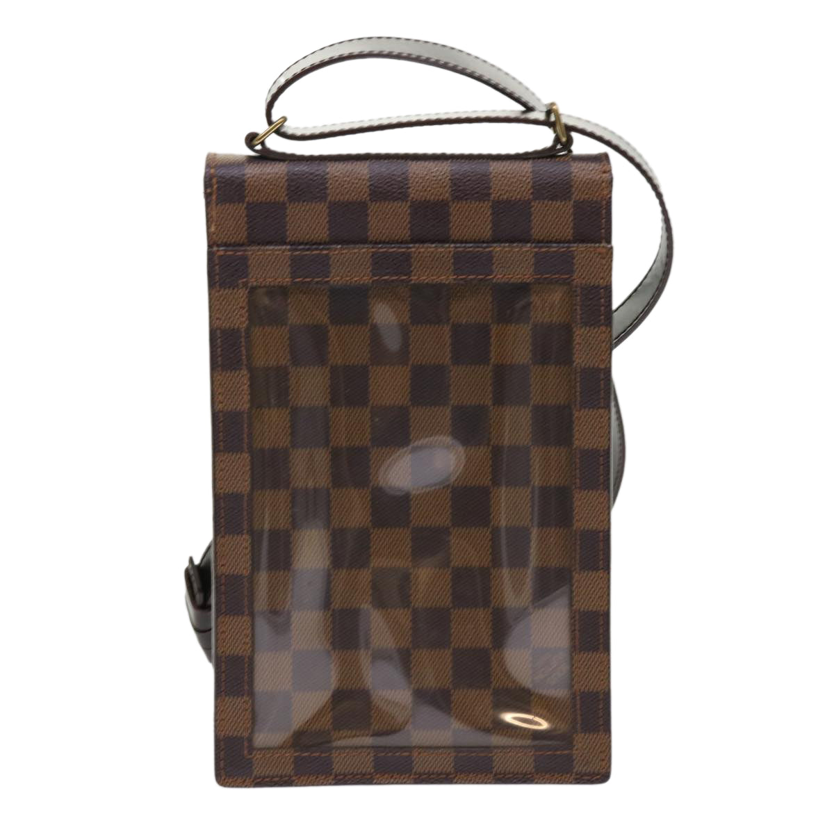 LOUIS VUITTON Damier Ebene Portello Shoulder Bag N45271 LV Auth 47684 - 0