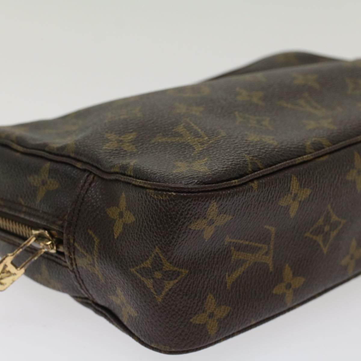 LOUIS VUITTON Monogram Trousse Toilette 23 Clutch Bag M47524 LV Auth 47729